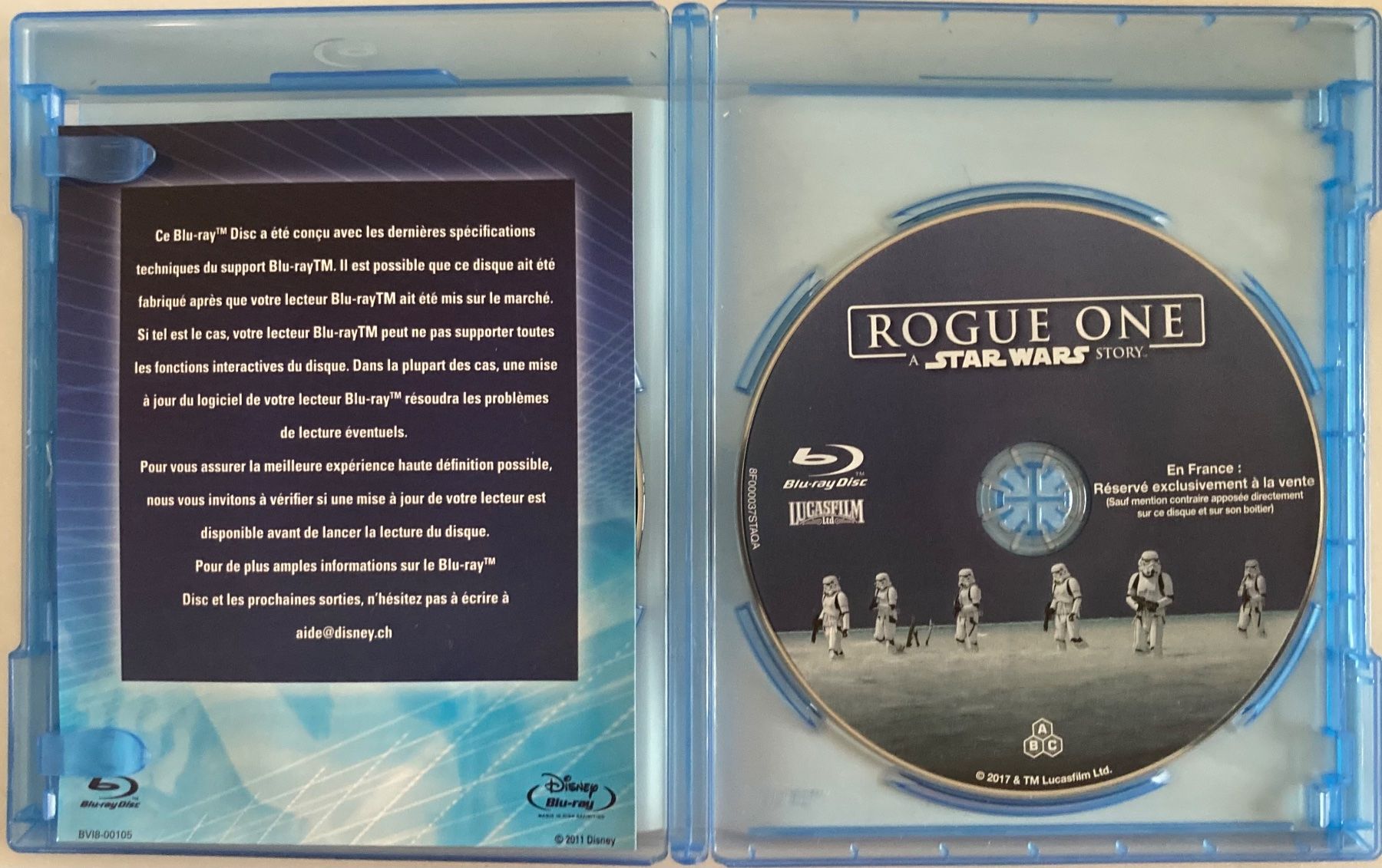 Tutti i DVDs: ROGUE ONE : A STAR WARS STORY – Usato da Poliez-Pittet venduto da Newtown-Records 2