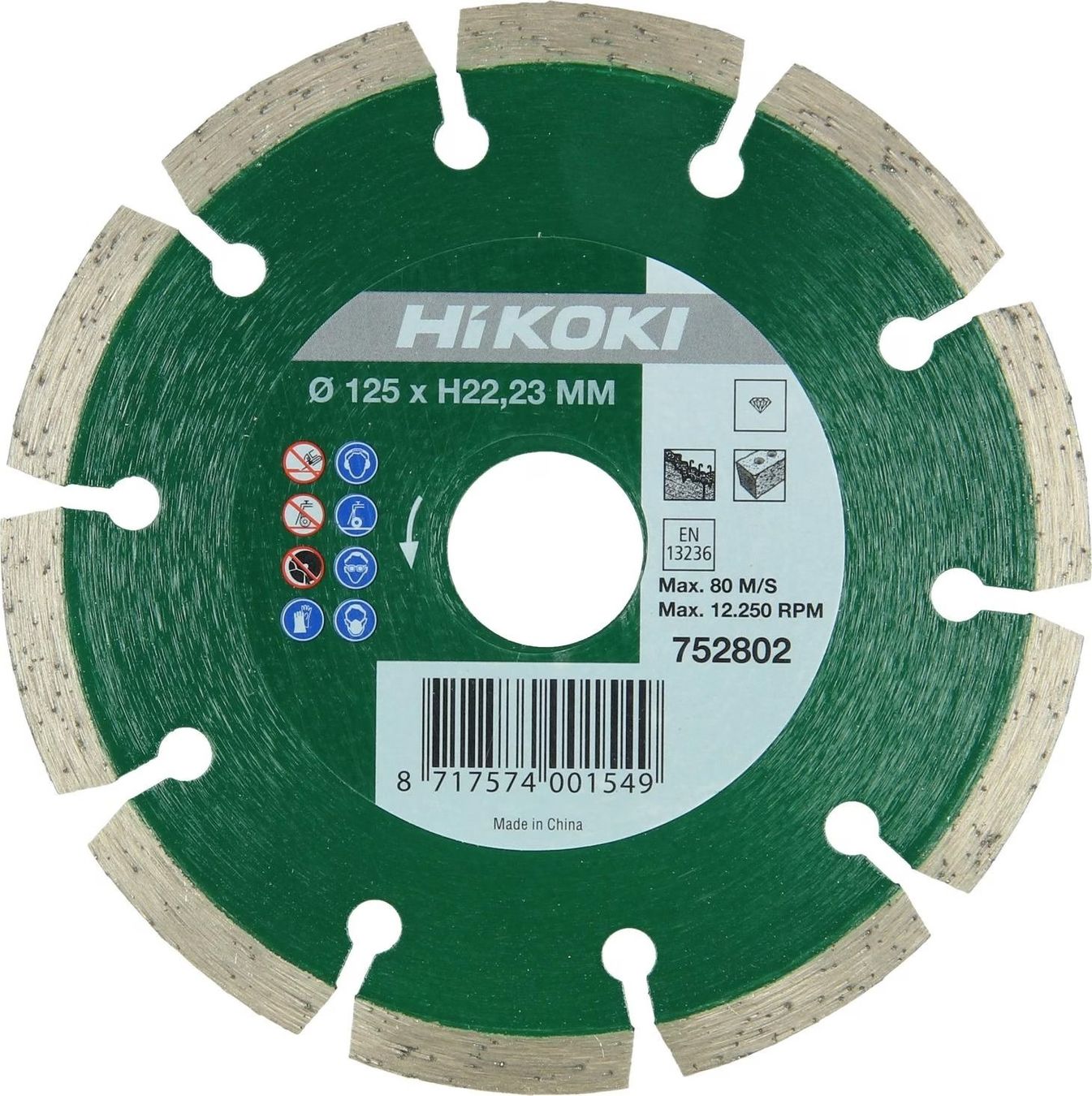 Hitachi Alle Werkzeuge: Hikoki Diamantscheibe 125mm – Neu und originalverpackt aus Rafz von Store41