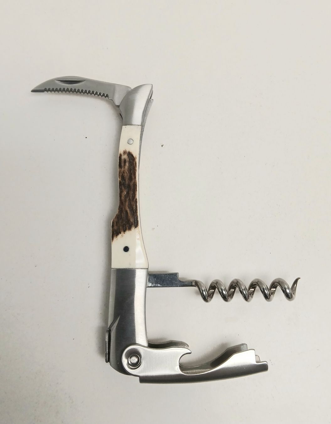 Laguiole Apribottiglie & Tappi per chiusura: NEW! Laguiole corkscrew with wooden Case single hinge – Nuovo e nell'imballaggio originale da Dübendorf venduto da LoRi-2026 6