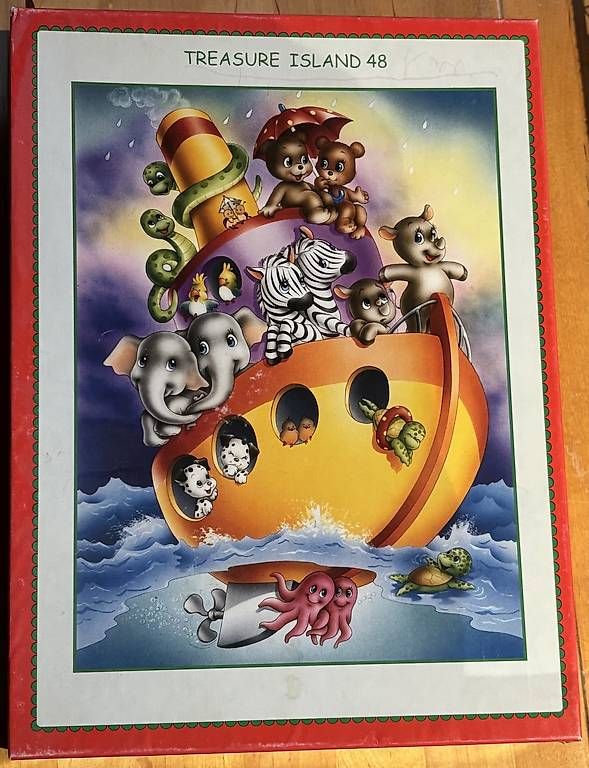 Puzzle: Puzzle Treasure Island mit 48 Teilchen. – Usato da Wilen b. Wil venduto da liv_8 1
