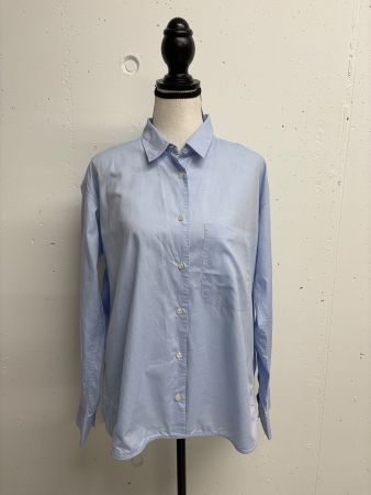 Lis Lareida Bluse weit Hellblau Gr. 36 Baumwolle