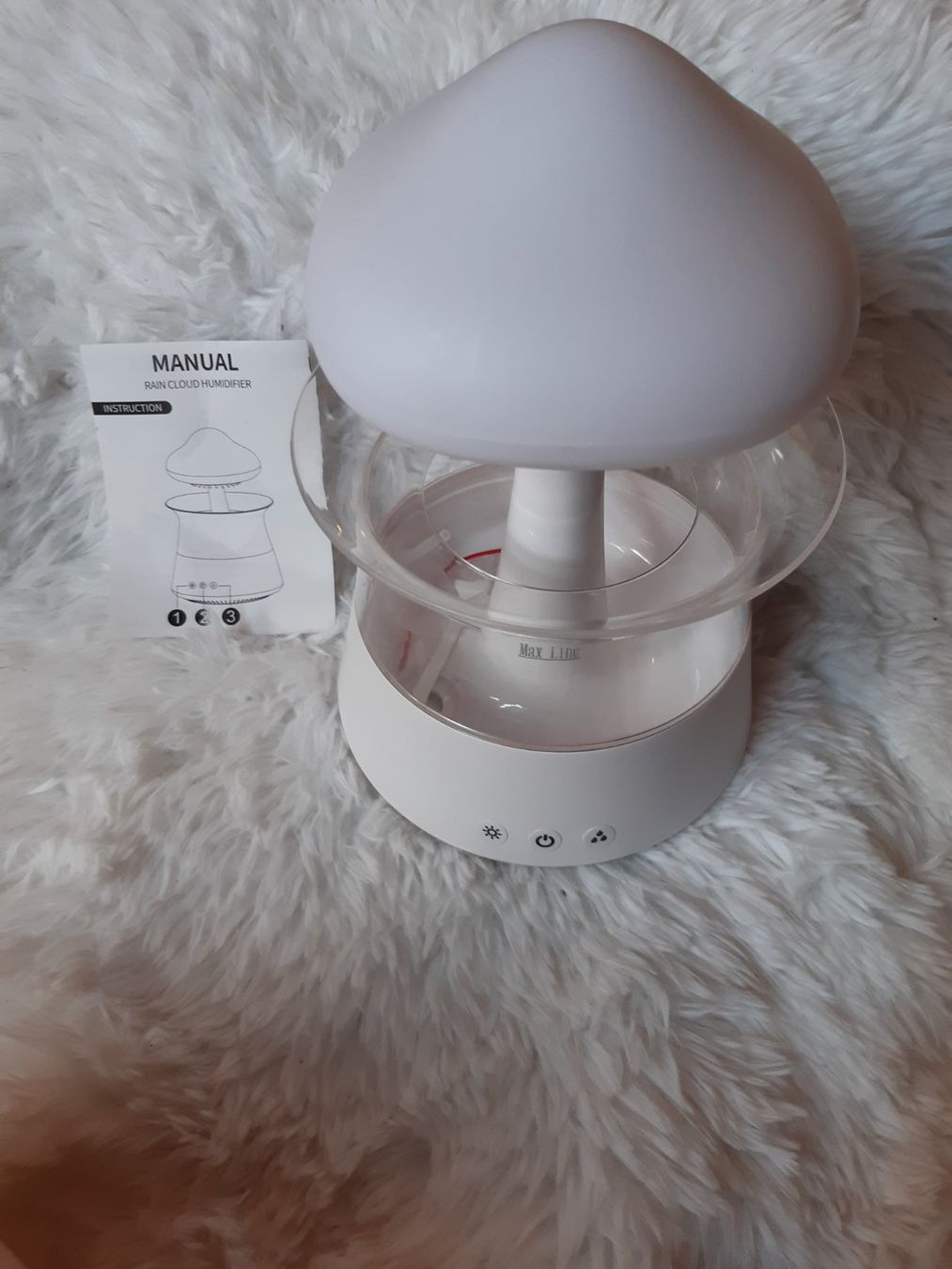 Luftbefeuchter: regentropfen luftbefeuchter mit led – Gebraucht aus Toffen von Gwunderegge77 1