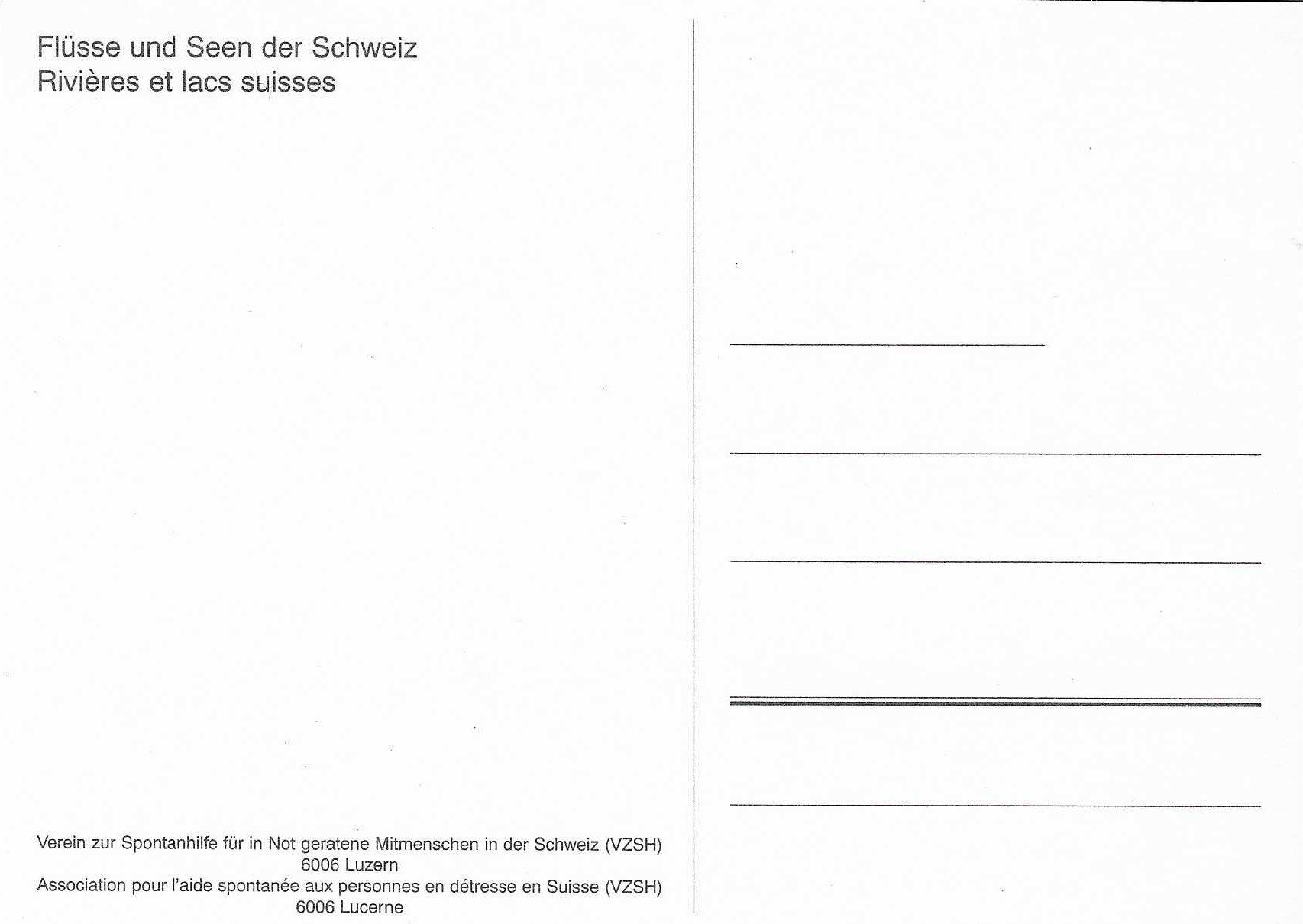 Cartoline postali: Flüsse und Seen der Schweiz – Nuovo (secondo la descrizione) da Rothrist venduto da Stranglehold 1