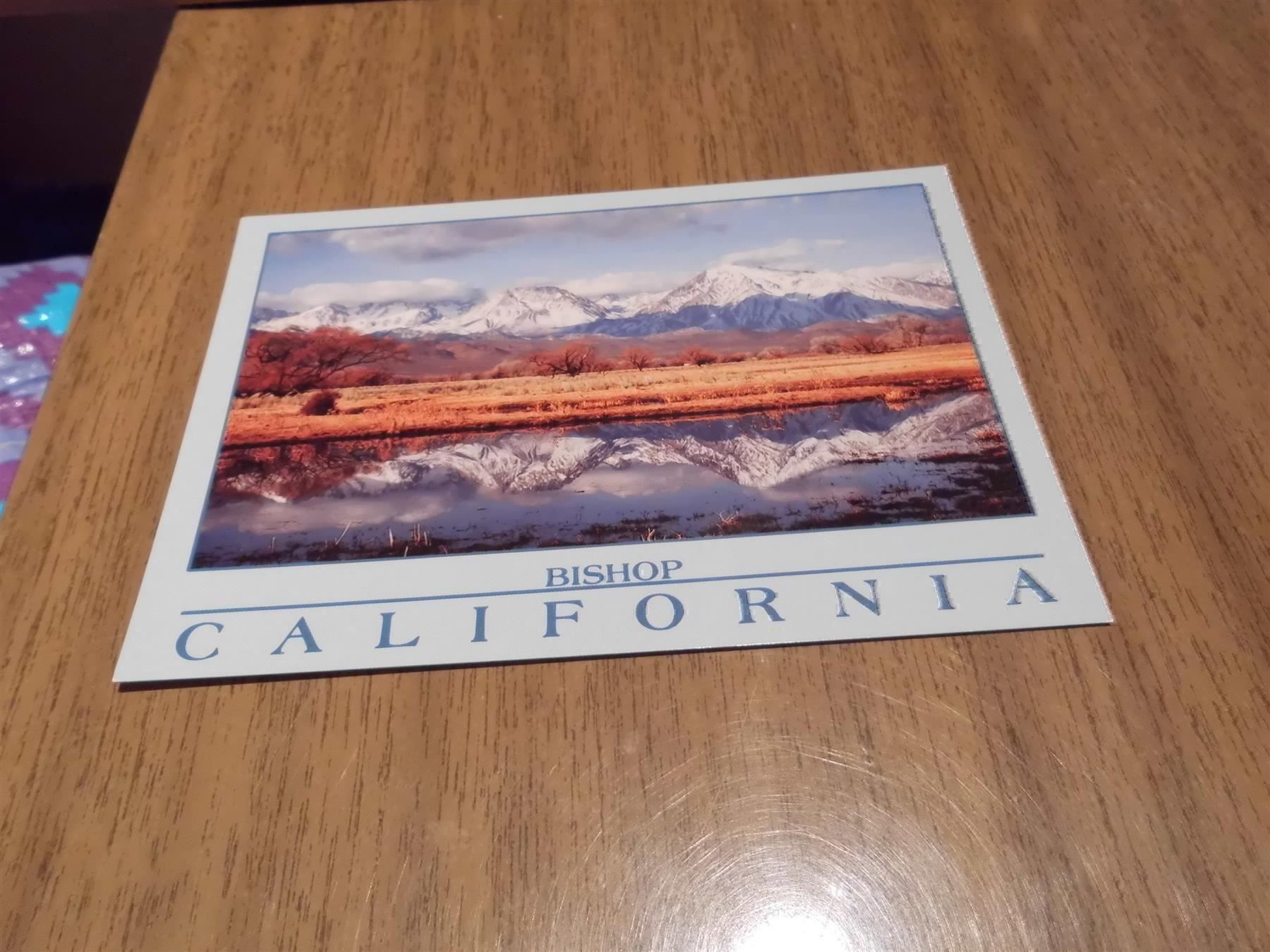 Cartoline postali: Ansichtskarte Bishop, California – Usato da Zürich venduto da Motzkuh