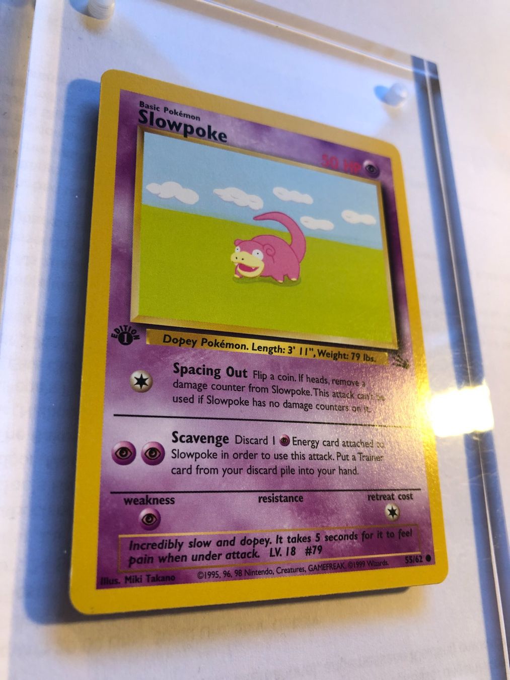 Carte collezionabili: Slowpoke 1st Fossil - MINT - ab 1.- – Usato da Giubiasco venduto da dan_pr8b 1