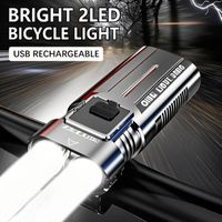 Bike Lampe LED, wasserdicht, mit 4 verschiedenen Leuchtmodi