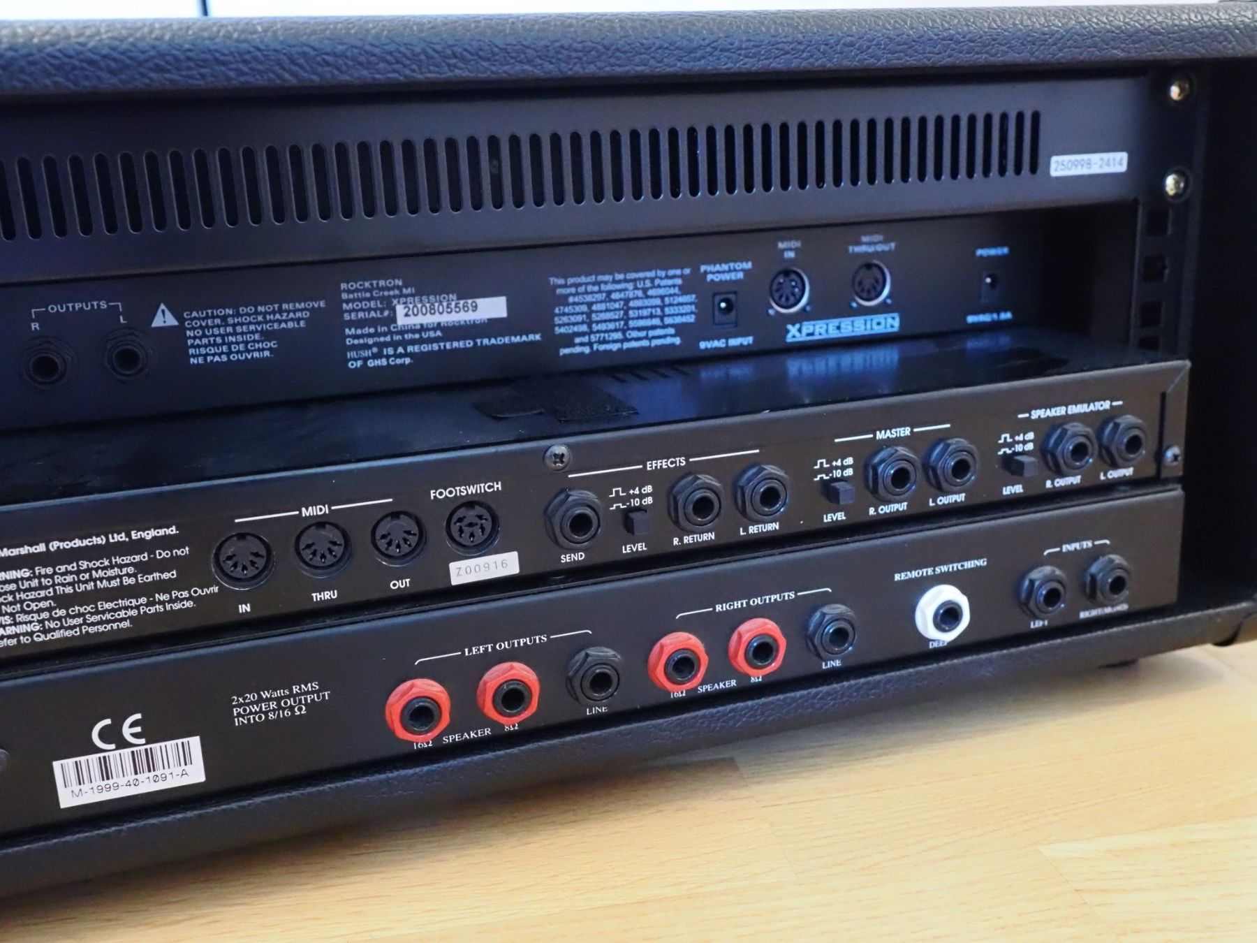 Marshall Amplificatori: Stereo Rack: Marshall JMP-1 & EL84, Rocktron Xpression FX – Usato da Oberrieden venduto da hot_lemon 2