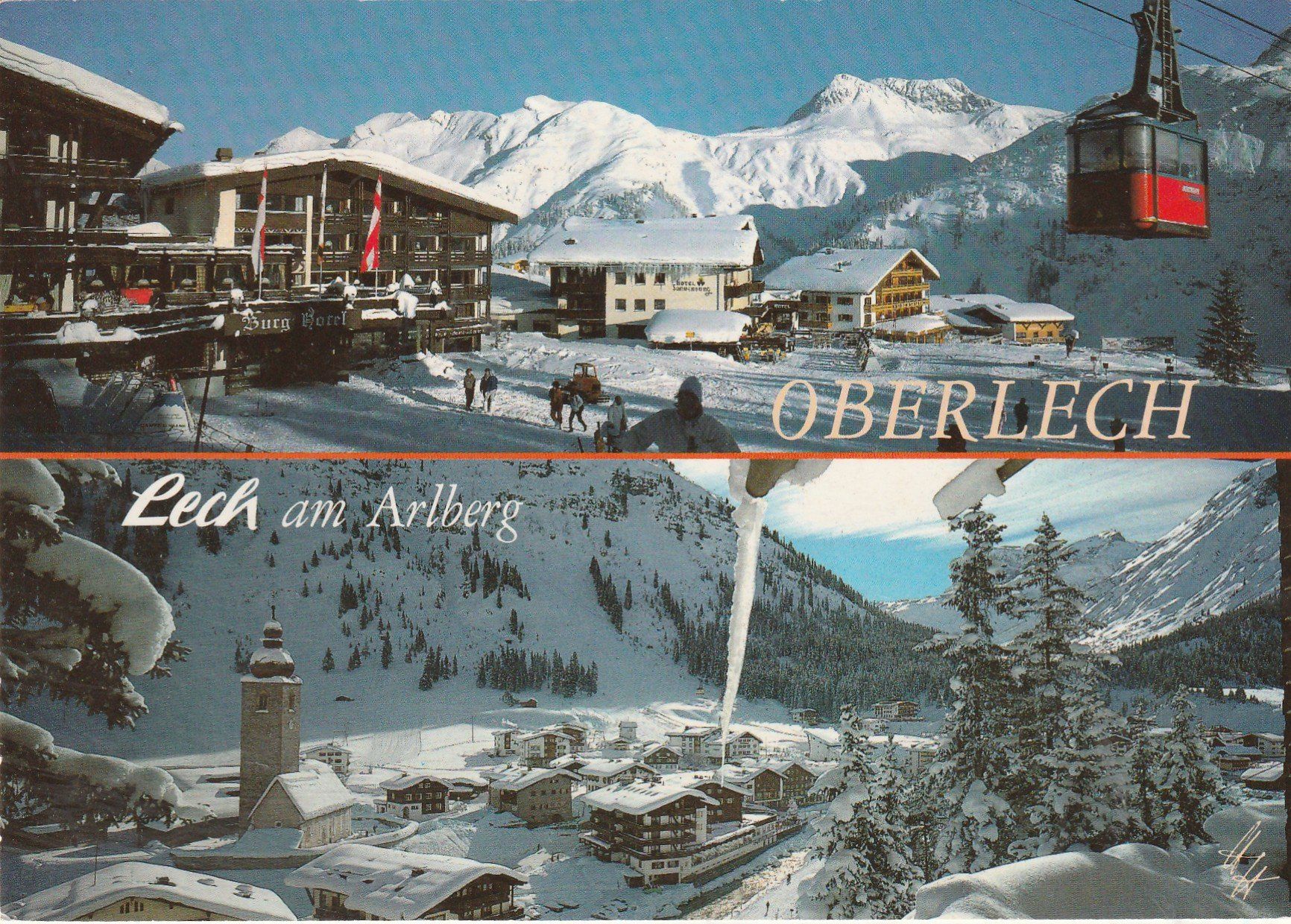 Cartoline postali: Oberlech OE – Usato da Lumbrein venduto da made02