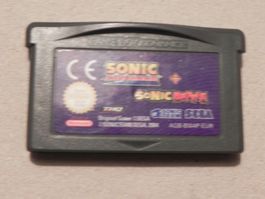Nintendo Gamboy Advance Game Sonic Advence & Sonic Battle