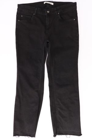 Oui Straight Jeans Gr. 40 schwarz