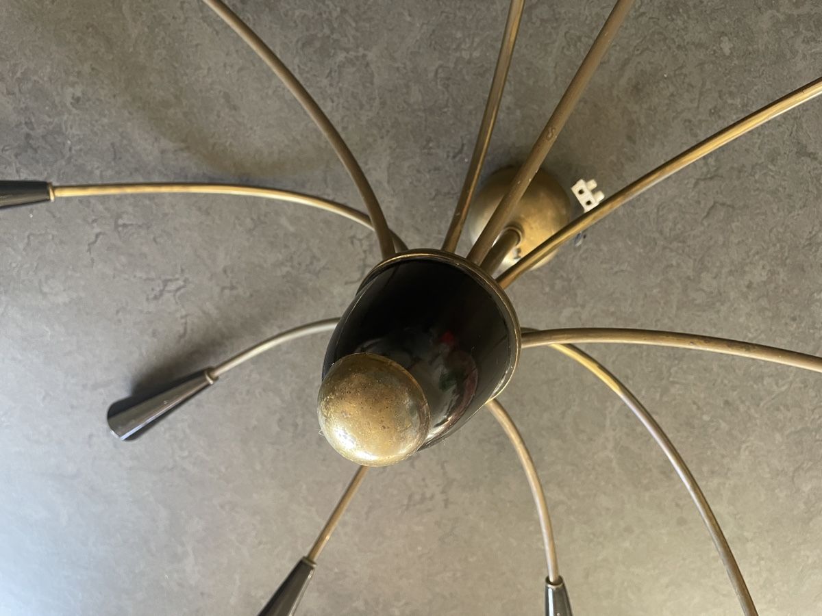 Lampadari & plafoniere: Spider Lampe Vintage gold-schwarz – Usato da Zürich venduto da ehupp 2