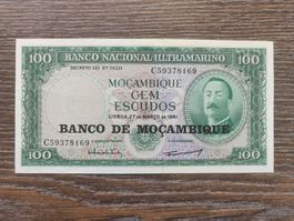 Mocambique 100 Escudos 1961 !!!!!