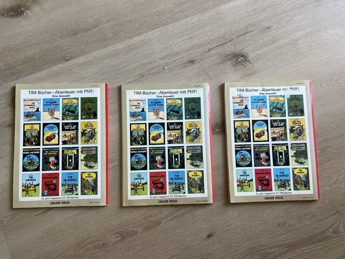 Comics: Tim und Struppi 3x – Gebraucht aus Bern von Spardyox 1