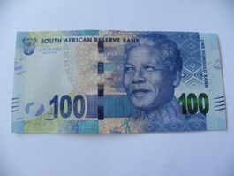 Südafrikanische 100 Rand 2013, P-141b, Mandela, Selten, Unc