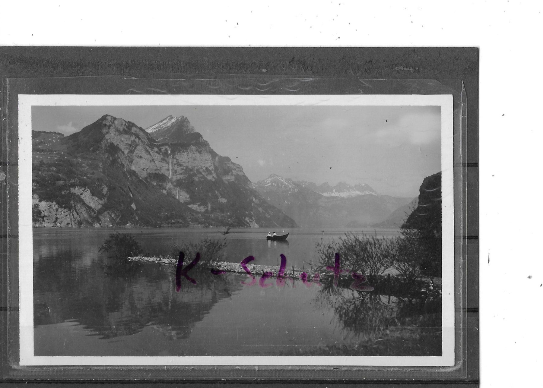 Cartoline postali: GL/SG Am Walensee – Usato da Schocherswil venduto da Wilare