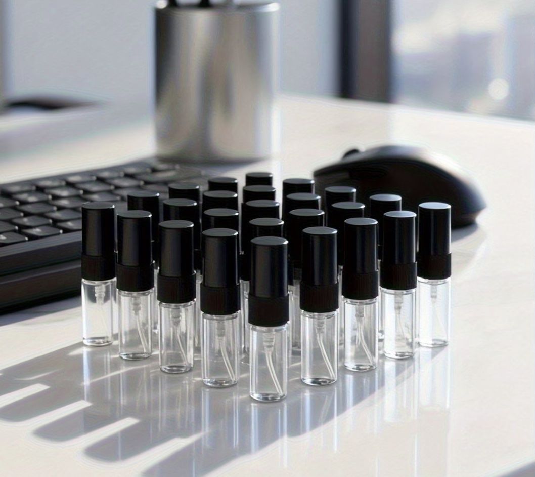 Flacons: 100 Stück Mini-Parfumzerstäuber 2 ml – Glas – Neu (gemäss Beschreibung) aus Langenthal von Seelenfreunde 2