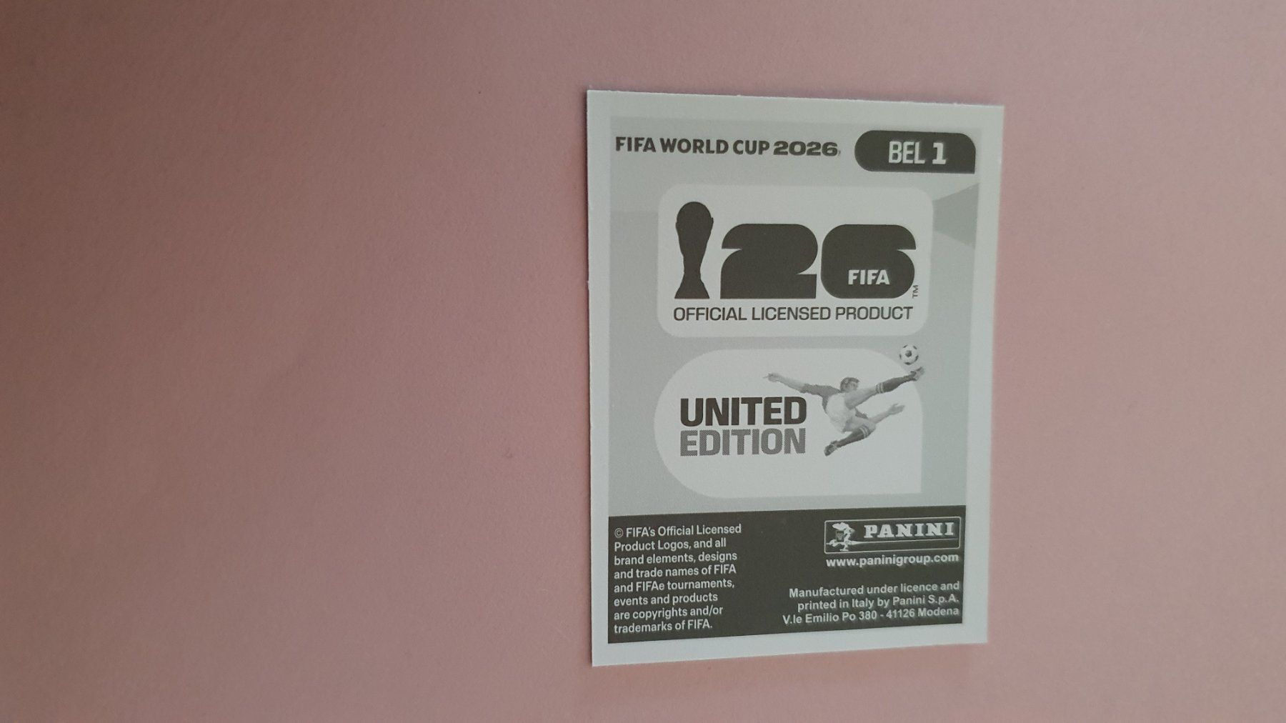 Panini Carte collezionabili: Panini WM 2026 - BEL 1 – Usato da Beromünster venduto da boeggy 1