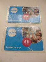 Frs 1 - 2x LEBARA Credit Cards UK - 10 pounds