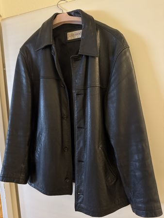 Elegante Leonardo Lederjacke, Grösse 50 Top Zustand!