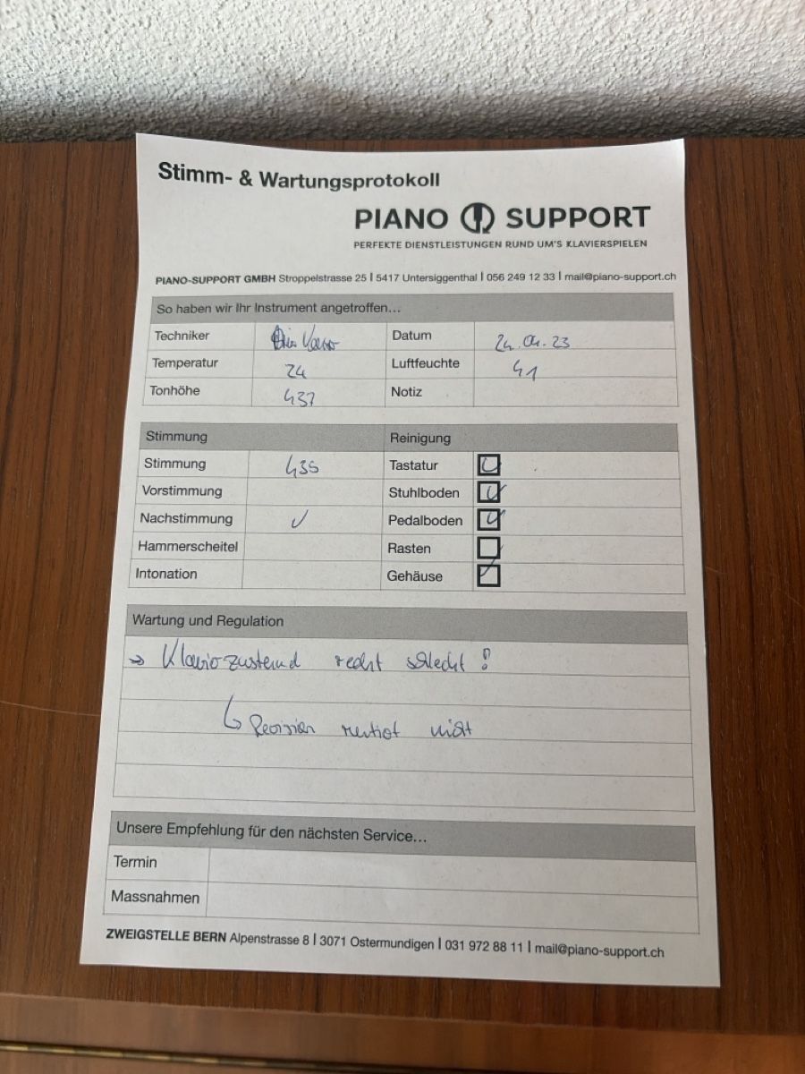 Strumenti musicali: Klavier mit Hocker von Marke Weiss – Usato da Baden venduto da cyberdog52 5