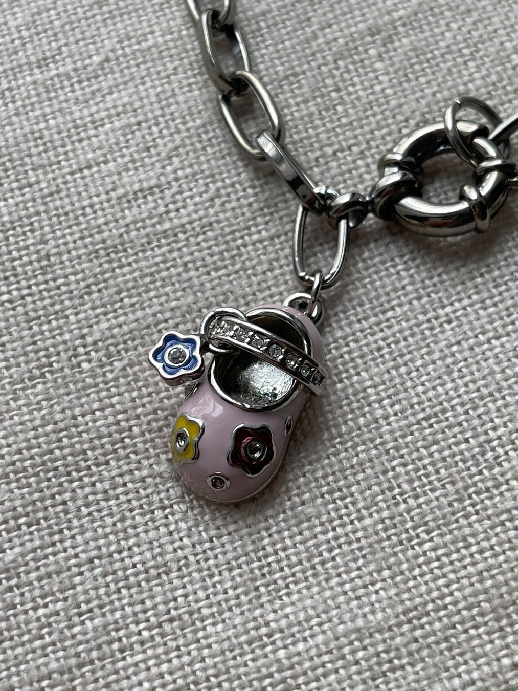 Bracciali & Braccialetti: Armband mit Babyschuh – Nuovo (secondo la descrizione) da Brütten venduto da Rod816 2