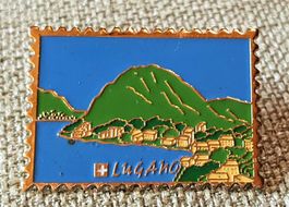 F105  Pin Marke Lugano TI Schweiz Svizra
