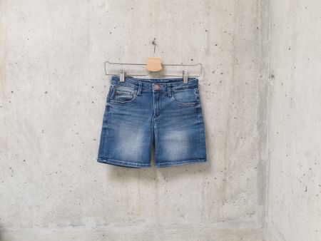 Short en jeans H&M, bleu denim, basic, fille, taille 140