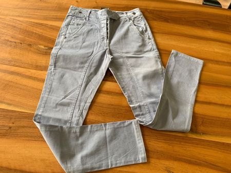 Please wunderschöne exgtravagante Jeans tolle Farbe Gr. XS