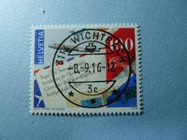 2016 Sondermarke Aerophilatelie 1609 ET Vollstempel ORT