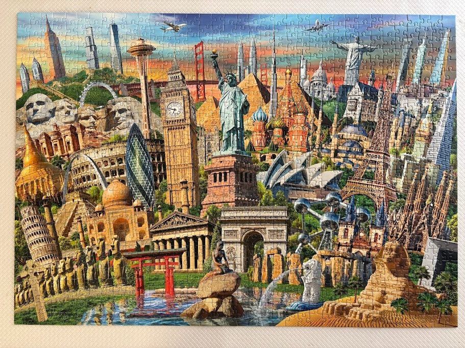 Ravensburger Puzzle: Ravensburger Puzzle Weltwunder 1000 Teile – Usato da Altdorf UR venduto da Regulo 3