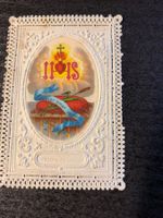 Antikes Andachtsbild Jesus Christus Dornen Herz IHS