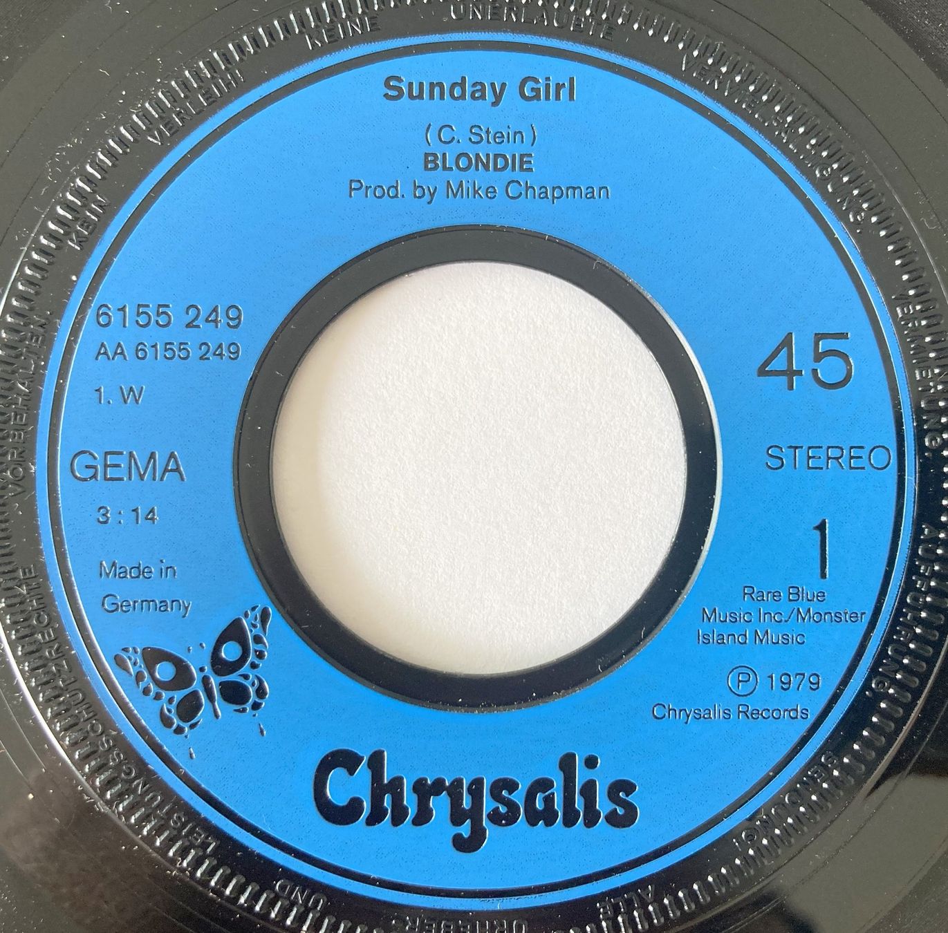 Dischi in vinile: BLONDIE - SUNDAY GIRL – Usato da Bottens venduto da hotter-than-hell 2