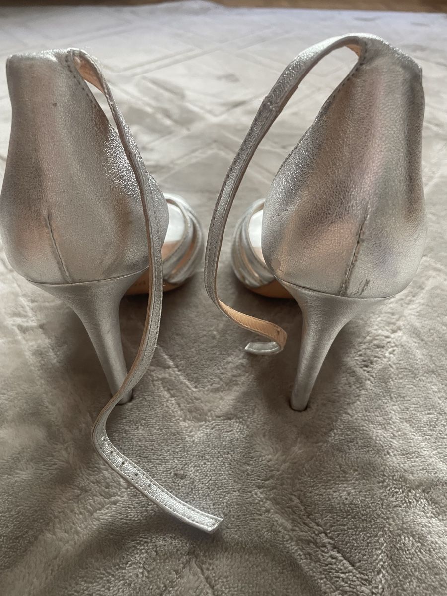 Damenschuhe: Damensandalen Navyboot Silber  Gr.38 – Gebraucht aus Zürich von Maggi1980 2