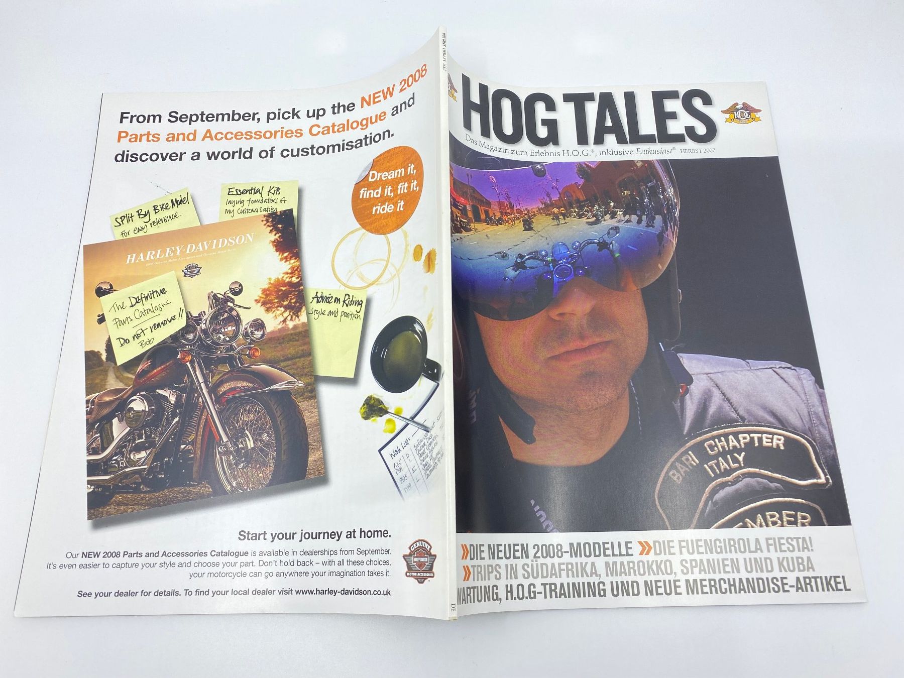 Zeitschriften & Magazine: Harley Owners Group HOG Magazine  HogTailes 2007 – Gebraucht aus Langwiesen von Restposten-24 2