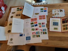 Diverse Briefmarken Bundesfeier 1974, Sonderpostmarken...