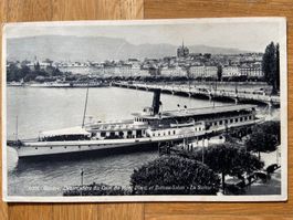 Genève, Bateau à Vapeur La Suisse, 1939