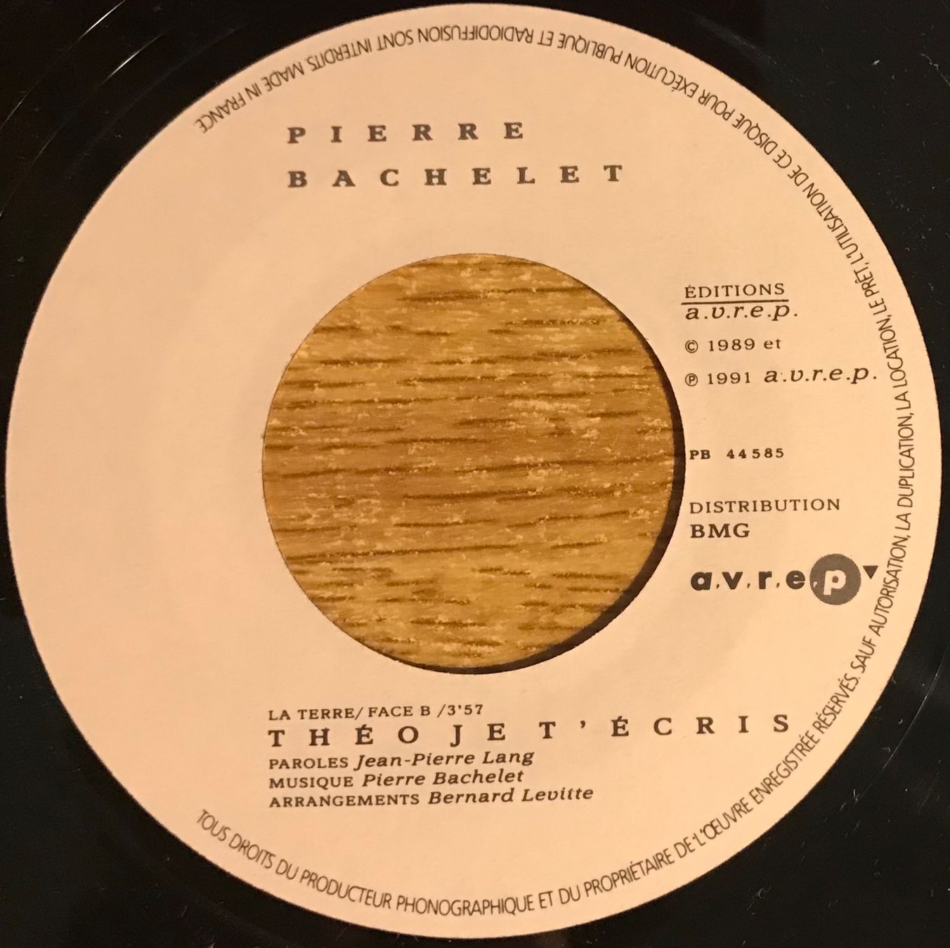 Schallplatten: PIERRE BACHELET - LE DÉVERSOIR – Gebraucht aus Bussigny von vinyl-pas-cher 3