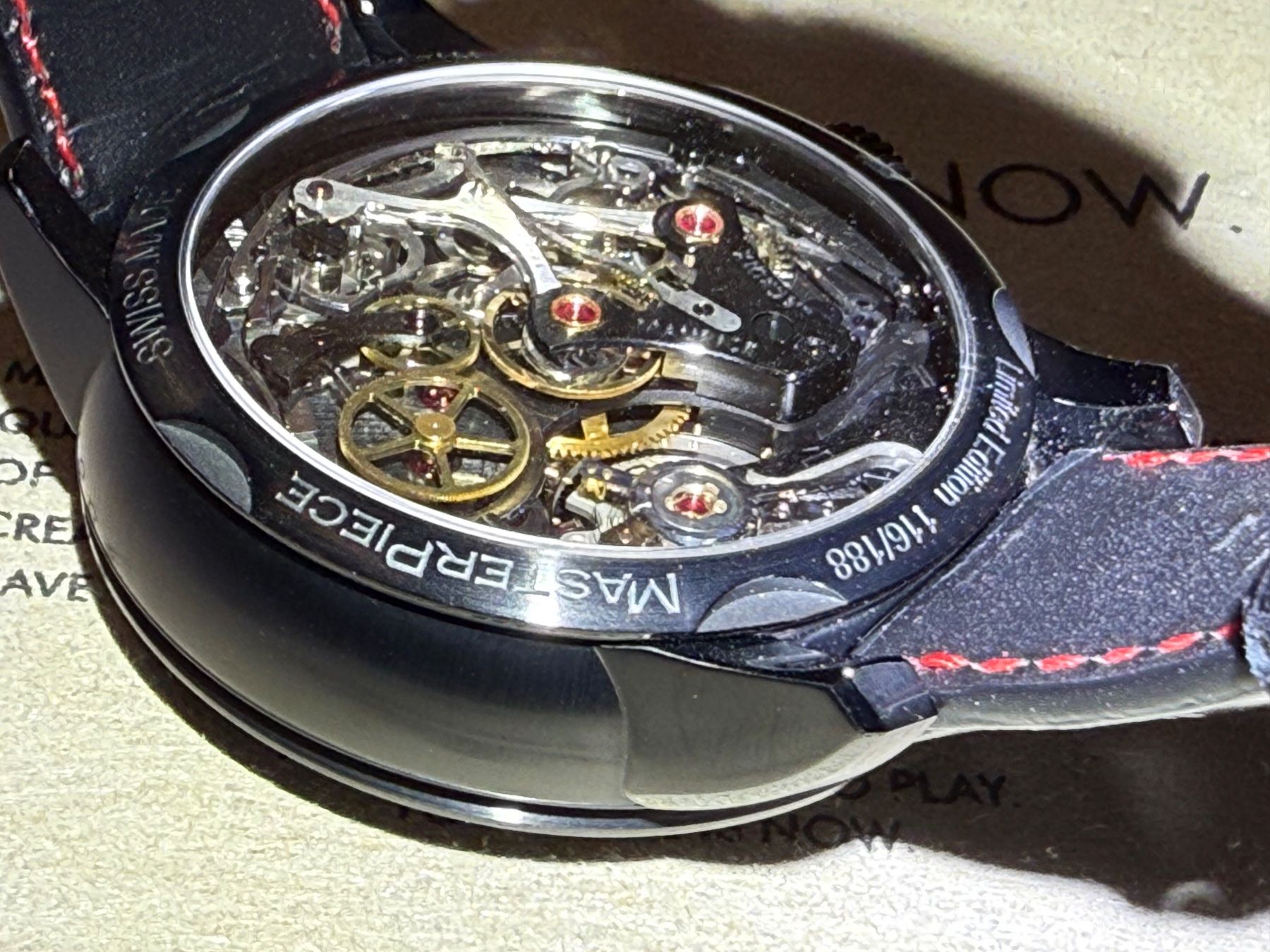 Maurice Lacroix Orologi: Maurice Lacroix Masterpiece chronographe squelette – Usato da Le Locle venduto da waazzaa 3