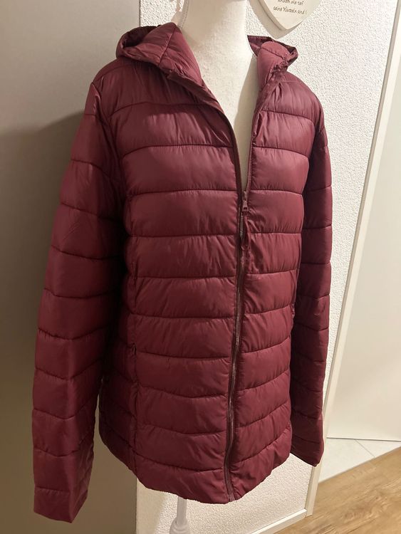 Leichte Kapuzensteppjacke bordeaux von Chicorée Gr. XL (Gebraucht) in ...