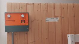 Sauna finlandais vintage "Privileg"  avec poêle et pierres