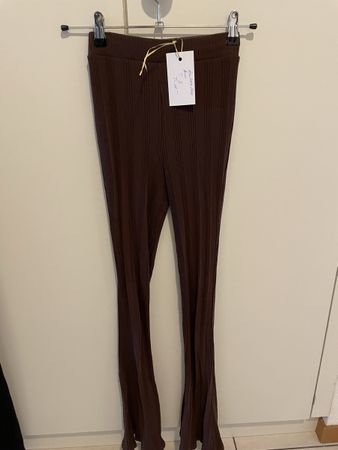 Pantalon Zara flare côtelé marron taille S