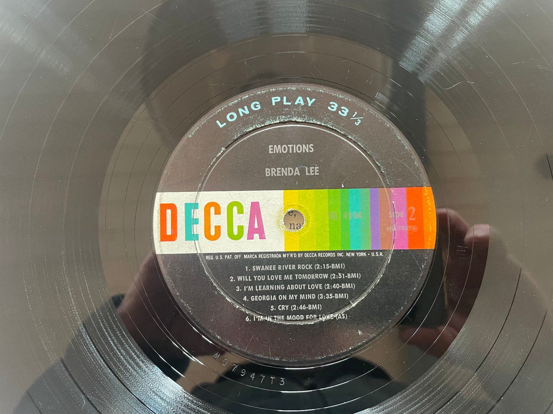 Schallplatten: Brenda Lee, Emotions, USA – Gebraucht aus Kleinlützel von Vinylspezi 3