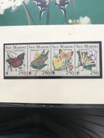 San Marino 1993 Satz WWF Schmetterlinge postfrisch 4er-Str.