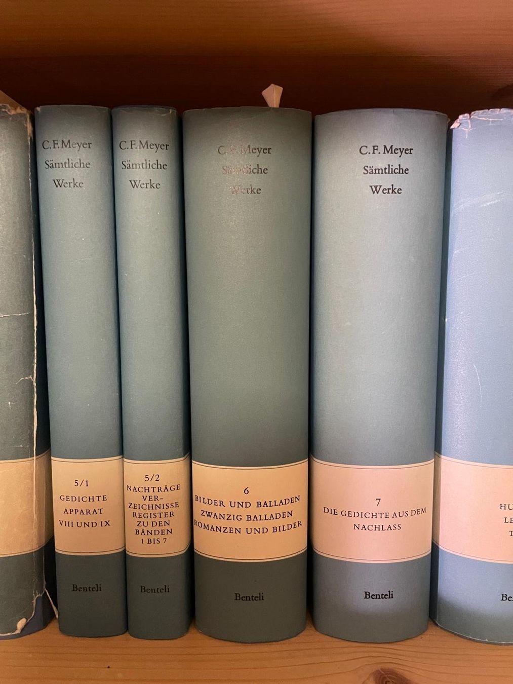Libri: C.F. Meyer sämtliche Werke Band 1-15 – Usato da Frauenfeld venduto da Fortserj 2