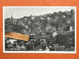 1931 Herisau mit Briefmarke Wilhelm Tell 10Rp