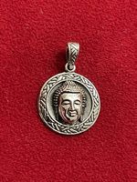 Anhänger Buddha 925 Sterling Silber Steel Art