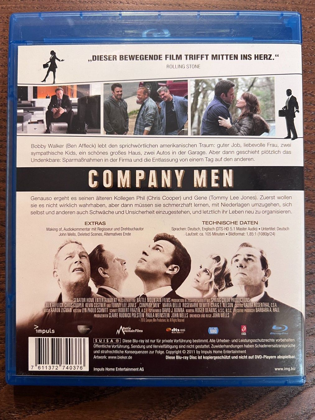 Alle DVDs: Company Men – Gebraucht aus Zürich von Blu-ray_ZH 1