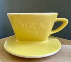 Alter Melitta 100 Filter gelb 50er-Jahre rar