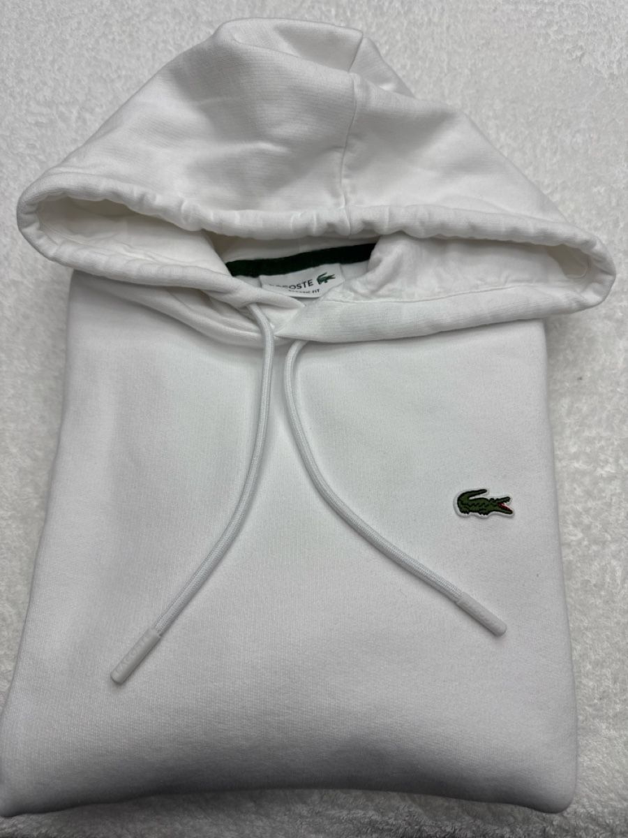 Lacoste Pullover & Sweatshirts: Sweat Lacoste blanc taille M comme neuf 100%authentique – Neu (gemäss Beschreibung) aus Chenens von anasantos90