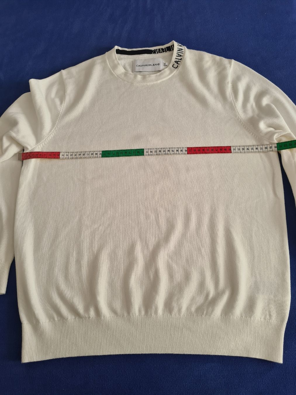 Calvin Klein Maglioni & Felpe: Calvin Klein Jeans Pullover Gr. XL, weisser Herrenpulli Neu – Nuovo e nell'imballaggio originale da Winterthur venduto da Jana1701 5